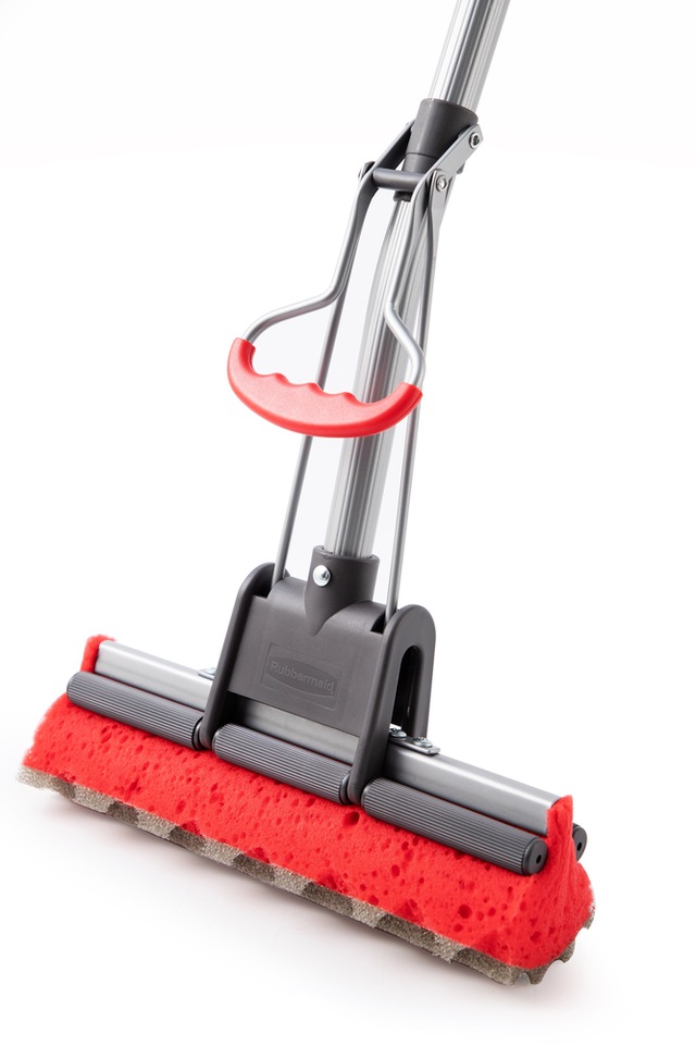 Rubbermaid Scrubbing Roller Mop with Sponge Mop Head Canadian Tire