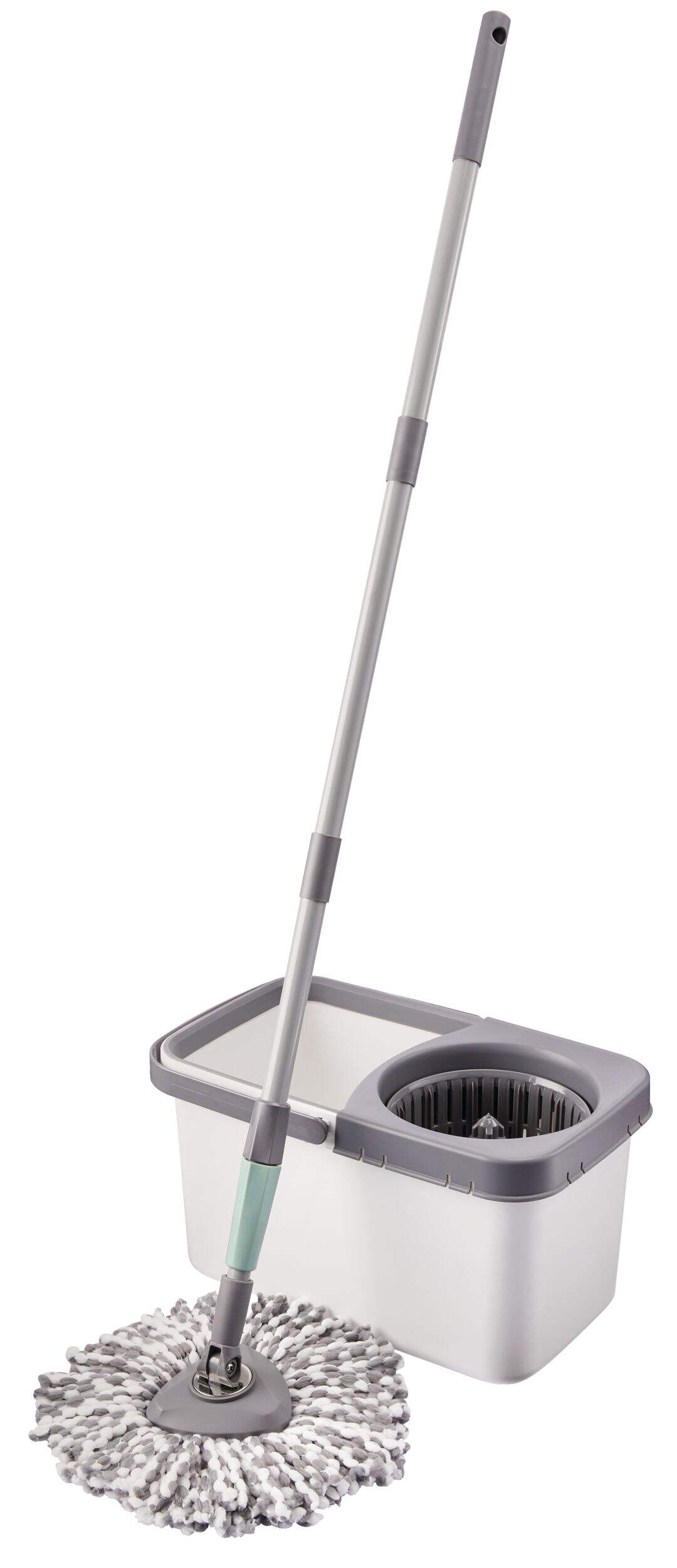 type A Spin Mop & Bucket Front_Three_Fourths_Angled_Left