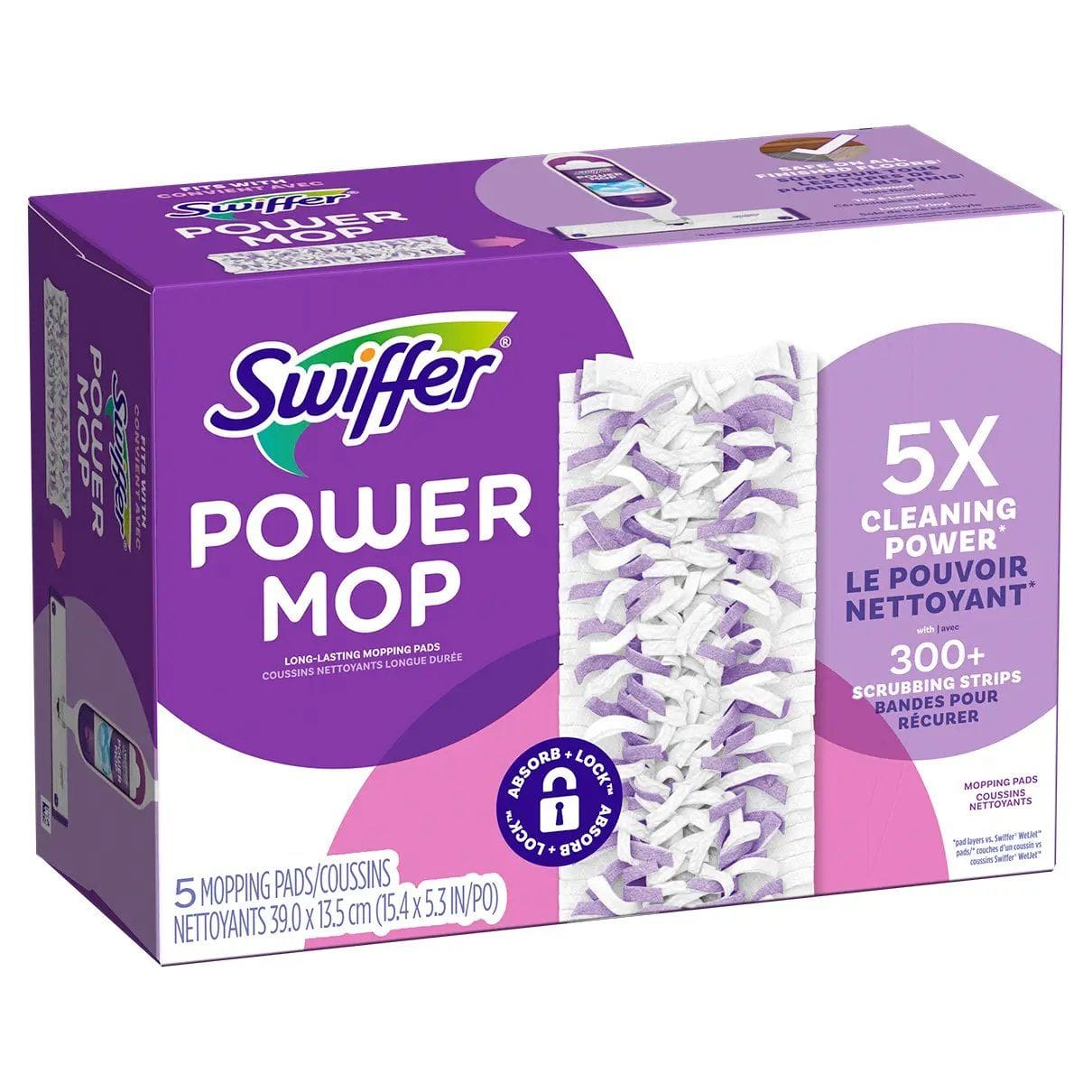Swiffer Sweeper Dry Mop Refills for Floor Mopping and Cleaning, All Purpose  Floor Cleaning Product, Unscented, 52 Count (Packaging May Vary)