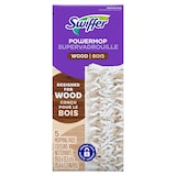 Swiffer PowerMop Wood Mopping Pad Refill, 5-pk Front_Flat