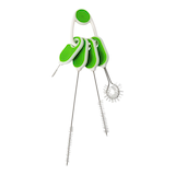 FRANK Straw & Bottle Brush Set with Comfortable Grip, 4-pk Front_Angled_Right