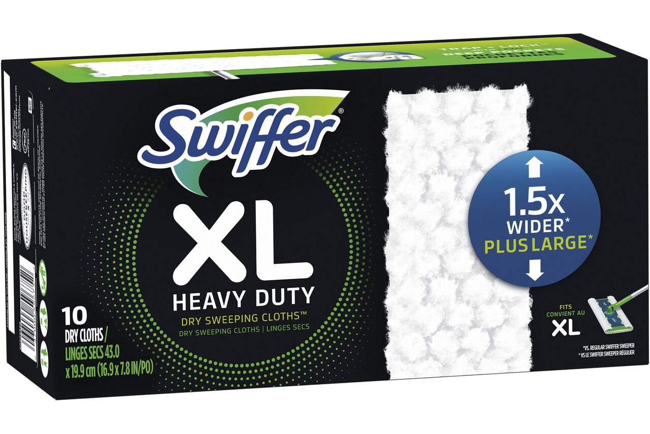 Swiffer XL Heavy Duty Dry Multi-Surface Cloth Refills, 10 count
