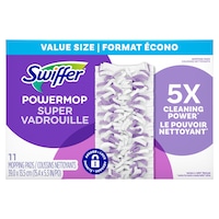 Recharge de tampons multisurfaces pour vadrouille Swiffer PowerMop, paq. 11 Front_Flat