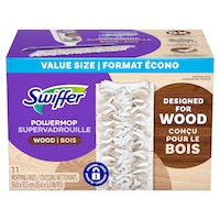 Recharges de tampons pour vadrouille pour le bois Swiffer PowerMop, paq. 11 Front_Elevated
