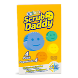 Éponge de nettoyage et à récurer sans éraflures Scrub Daddy avec Flextexture, paq. 4 Front_Flat