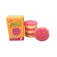 Scrub Mommy All Purpose Dual-Sided Scrubber & Cleaning Sponge, 4-pk