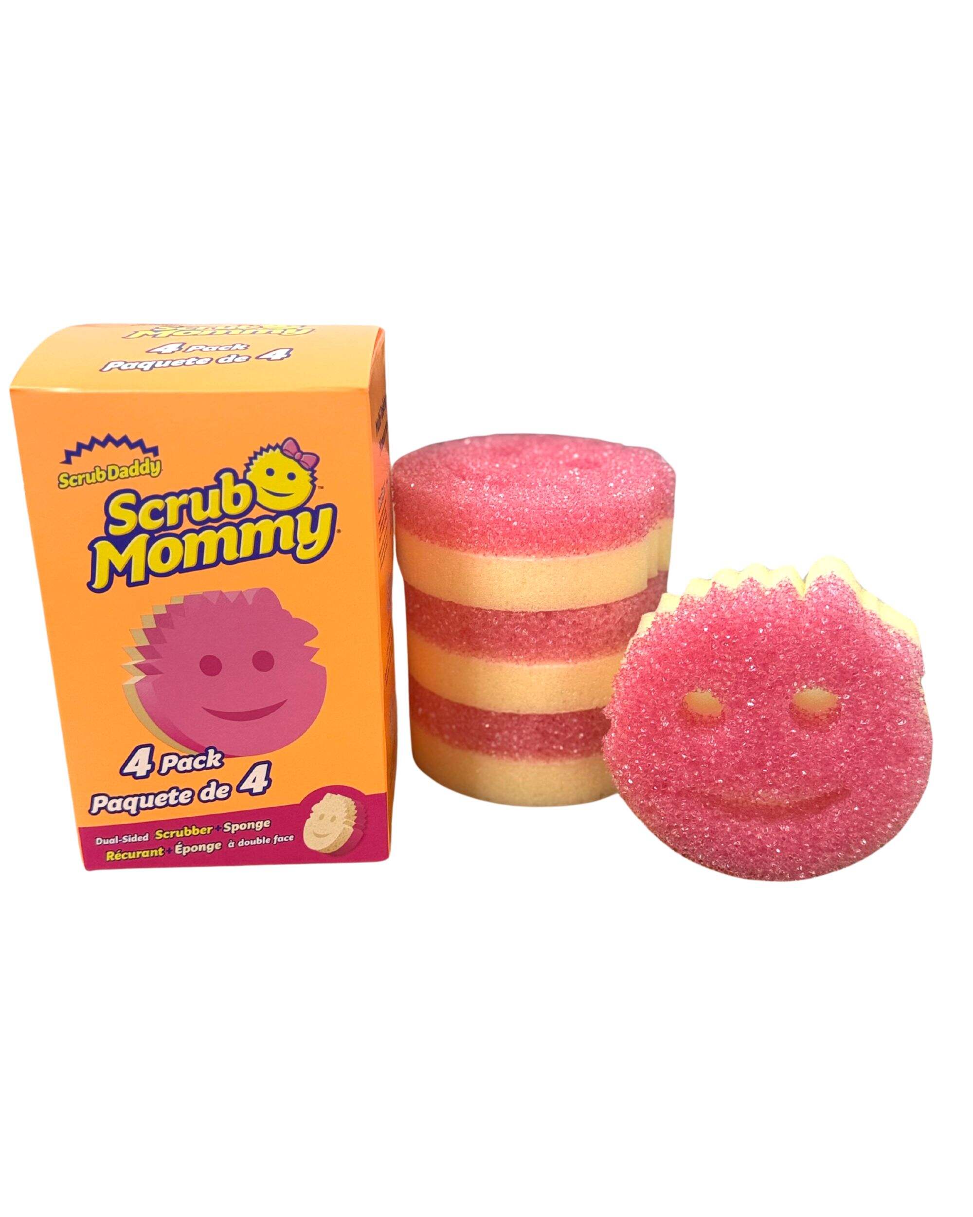 Scrub Mommy All Purpose Dual-Sided Scrubber & Cleaning Sponge, 4-pk Composite_or_Mixed