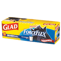 Sacs à ordures d'extérieur Glad ForceFlex, paq. 15 Front_Angled_Left