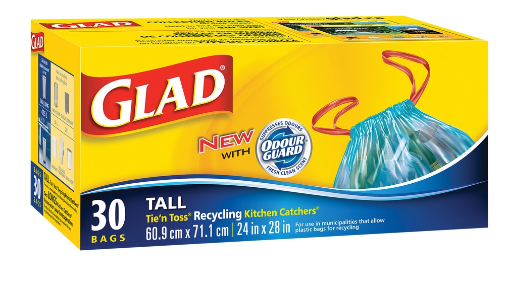 Sacs à recyclage à cordon Glad, bleu, paq. 30 Canadian Tire
