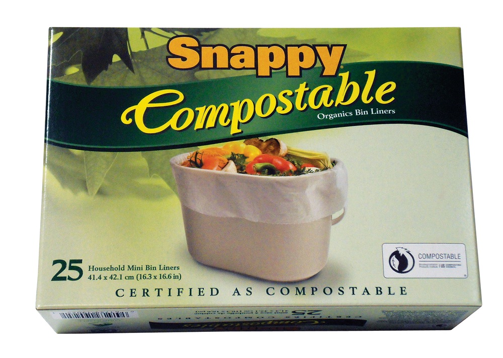 Snappy Compostable Organic Bin Liners, 25pk Canadian Tire