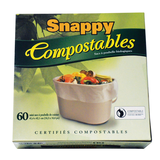 Snappy Compostable Organic Bin Liners, 60-pk Overhead_Flat