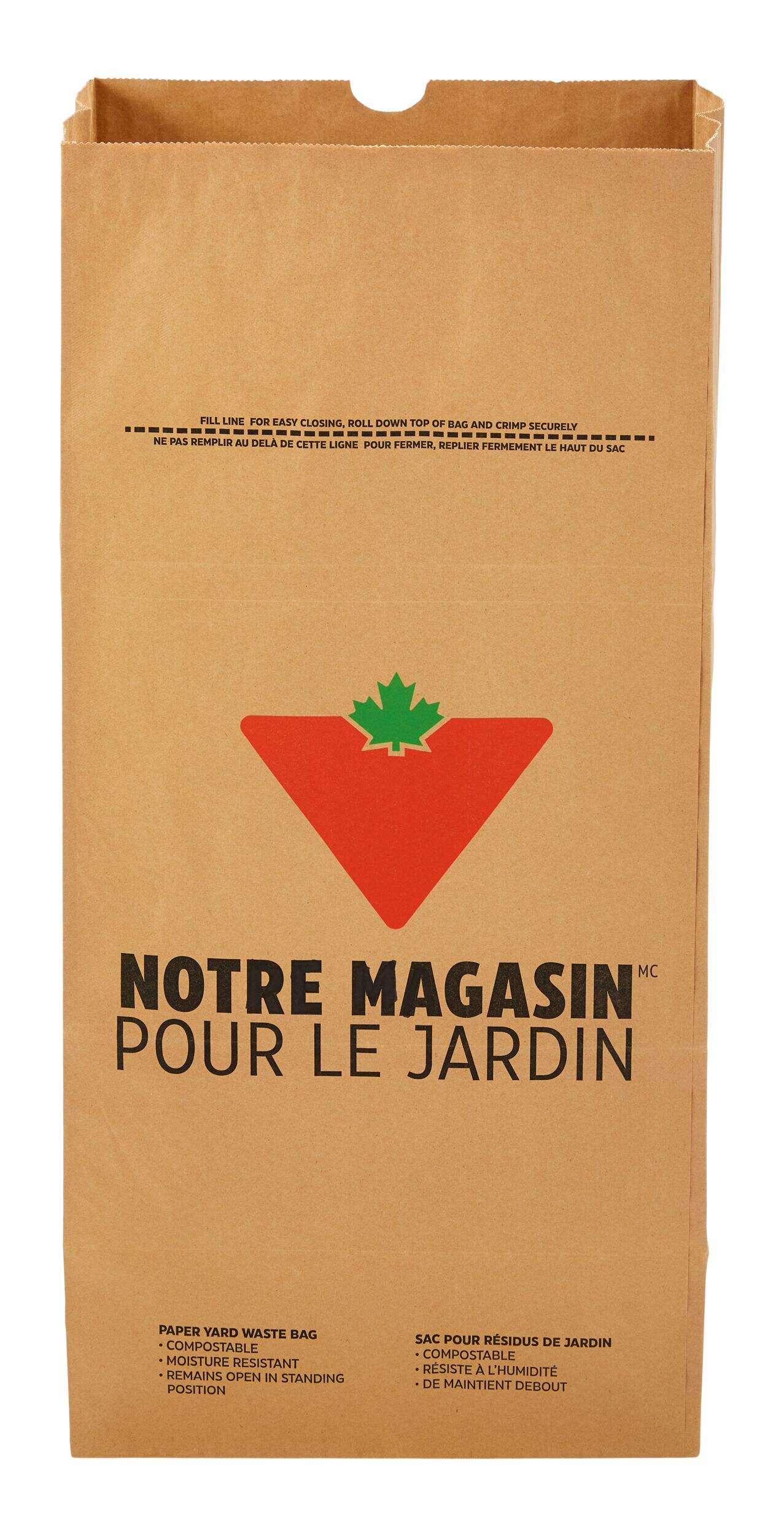 Canadian Tire 2Ply Recyclable Kraft Paper Lawn and Yard Waste/Leaf