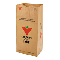 Canadian Tire 2-Ply Lawn and Yard Waste Bags, 20-pk, Recyclable, 110 L Front_Three_Fourths_Angled_Left