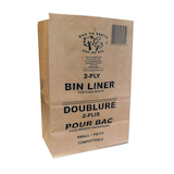 Bag to Earth Paper Liner Bags, Assorted Quantity, Assorted Sizes Front_Angled_Right