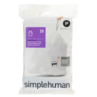 simplehuman Custom Fit Liners, 20-pk Front_Flat