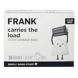 FRANK Giant Clear Garbage Bags, 30-pk, 184L Front_Elevated
