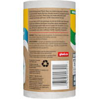 Sacs à ordures GLAD PCR, 25 L Back_Flat