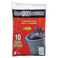 Maximum Regular Outdoor Garbage Bags Front_Flat