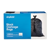 simplicité Regular Flap Tie Outdoor Garbage Bags, 150-pk Front_Elevated