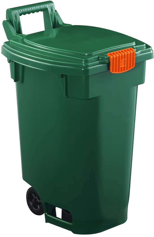 Orbis Plastic Wheeled Compost Bin Multi Use Storage Cart Green 45 L   Green Bin A15dad02 D94f 4490 89ce 3467e40aa342 