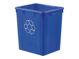 Pioneer recycling bin for internal or external use