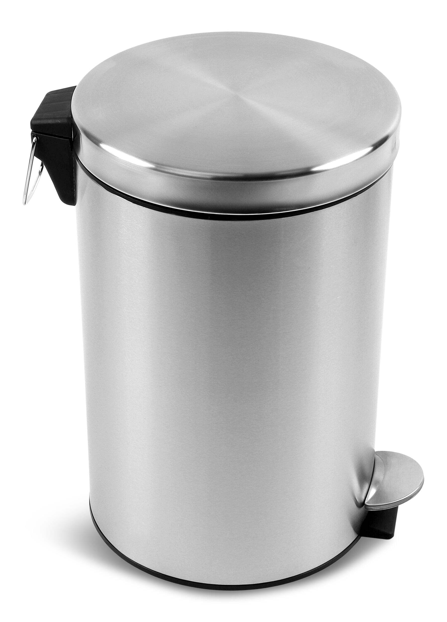 type A Stainless Steel Circular Step Garbage Can, 20L Canadian Tire