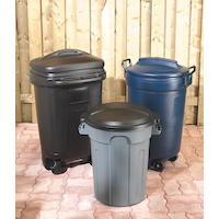 Wheeled Garbage Can, 133-L Composite_or_Mixed