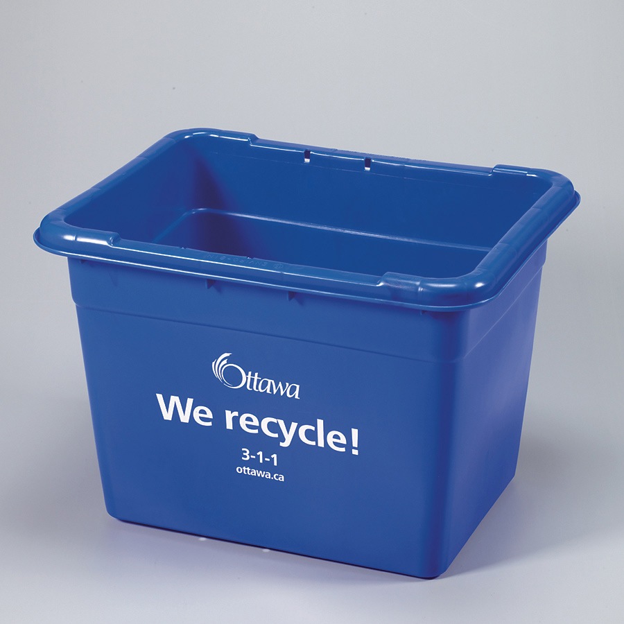 Bac de recyclage pour la ville d'Ottawa, 16 gallons Canadian Tire