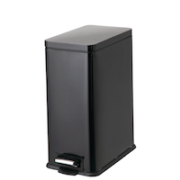 type A Steel Rectangular Step Garbage Can, Assorted Colours, 30-L
