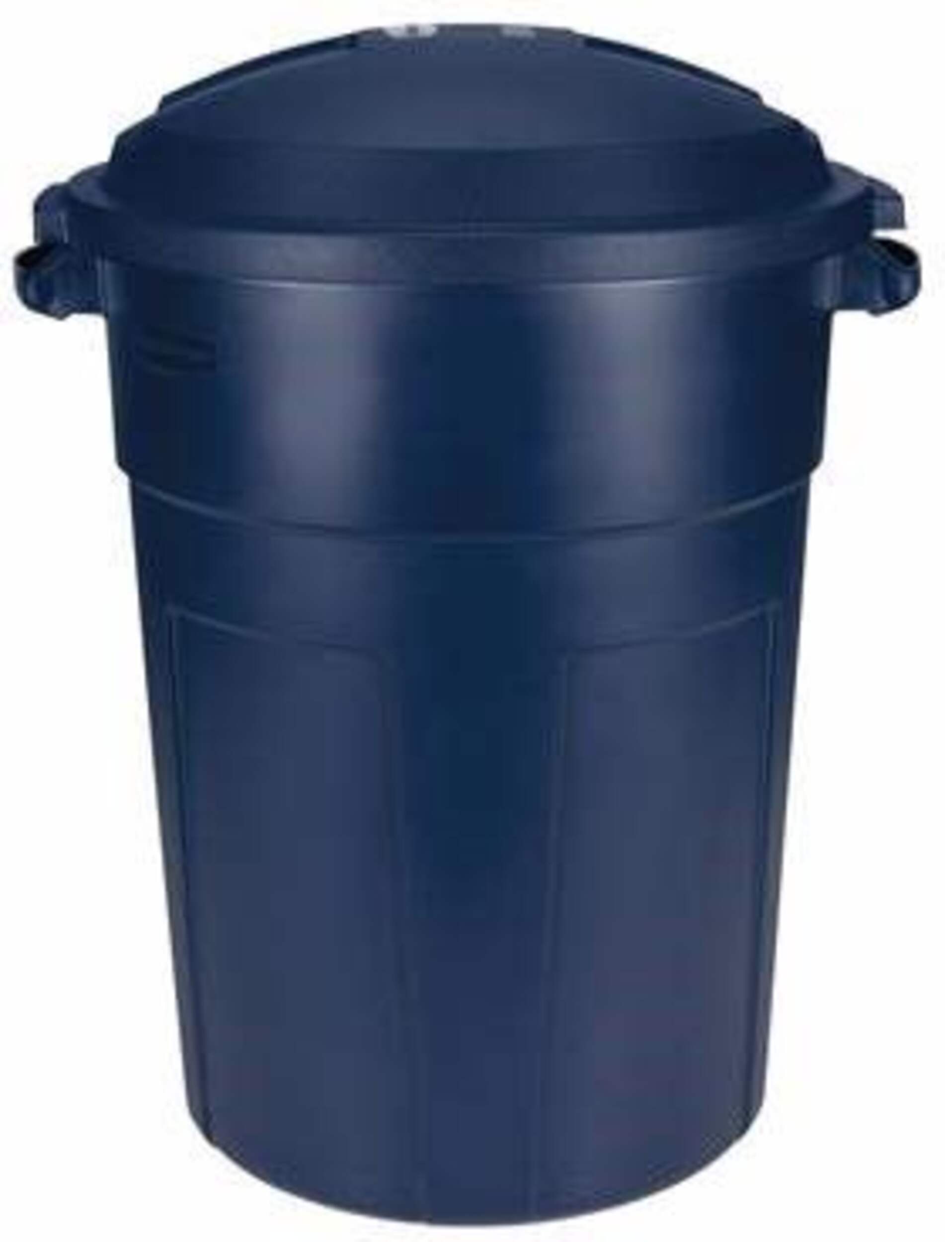 Rubbermaid Roughneck Plastic Circular Garbage Can, Blue, 121-L ...