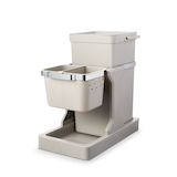 type A Single Pull-Out Storage Bin Front_Three_Fourths_Angled_Left