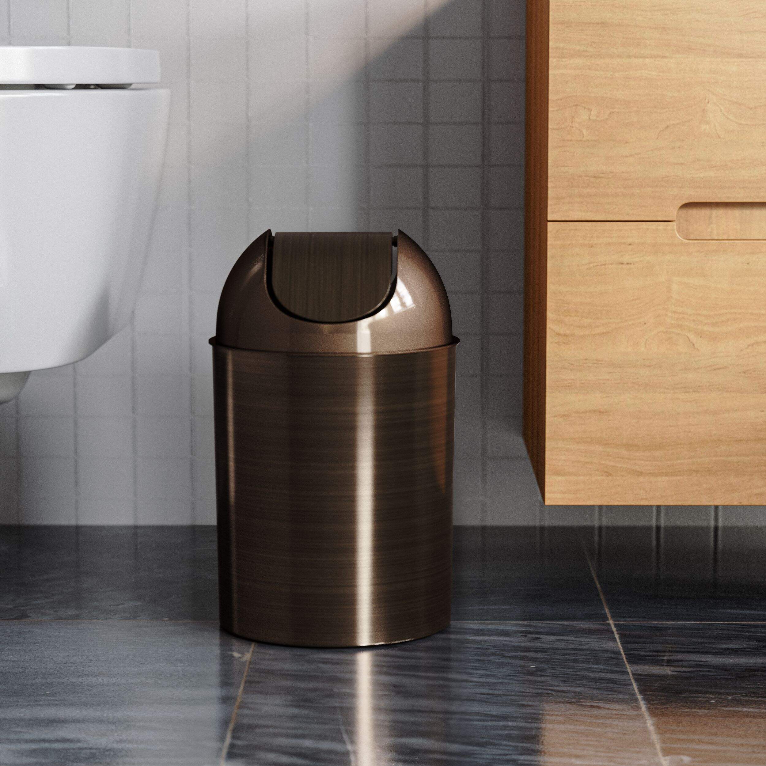 Umbra Bronze Mezzo Trash/Garbage Bin Canadian Tire