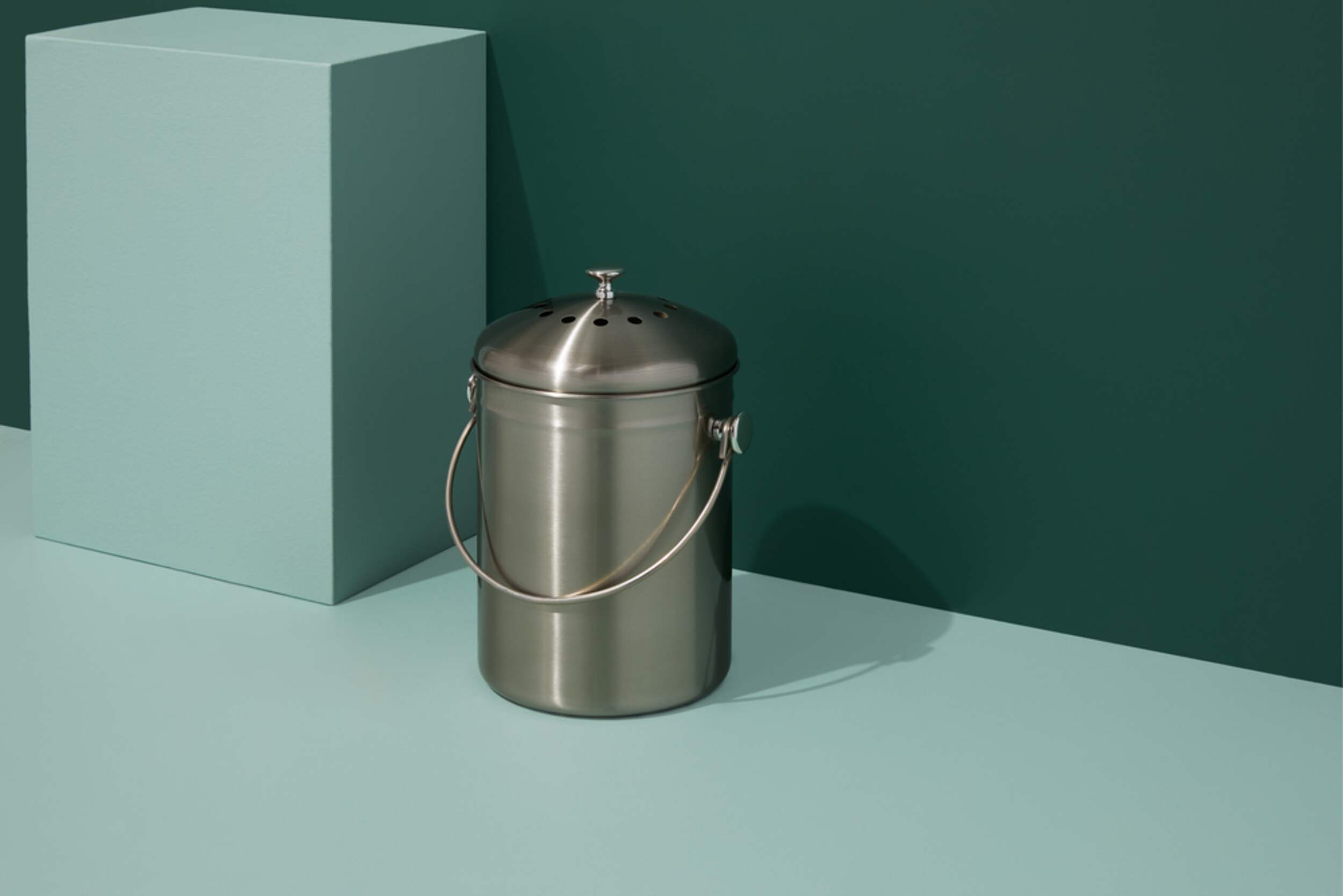 type A Stainless Steel Circular Compost Bin, 4L Canadian Tire