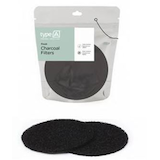 type A Charcoal Compost Filter, 2-pk, Compatible with Most Stainless Steel Compost Bins Composite_or_Mixed