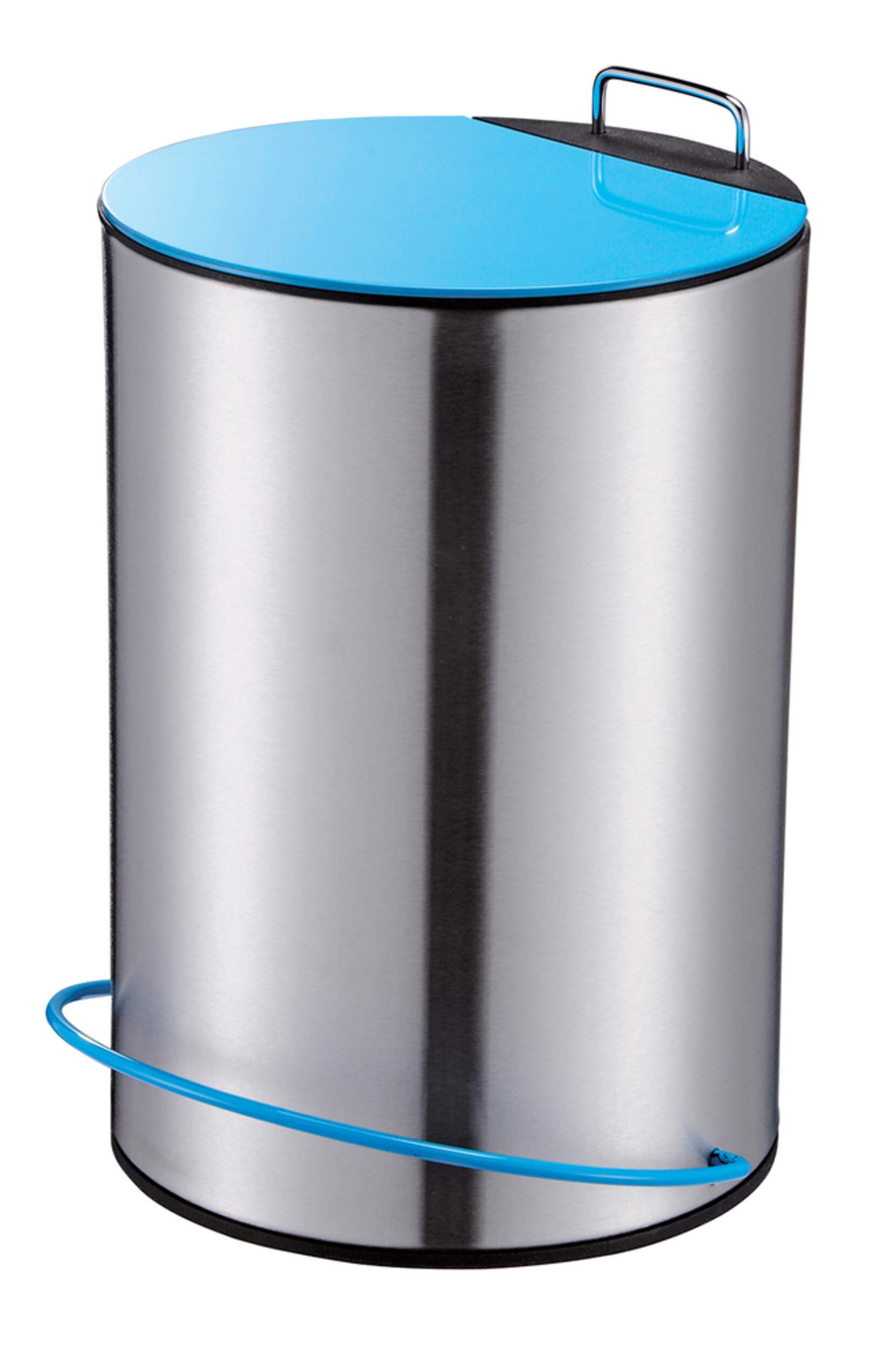 Stainless Steel Trash Can, 5-L Front_Angled_Left