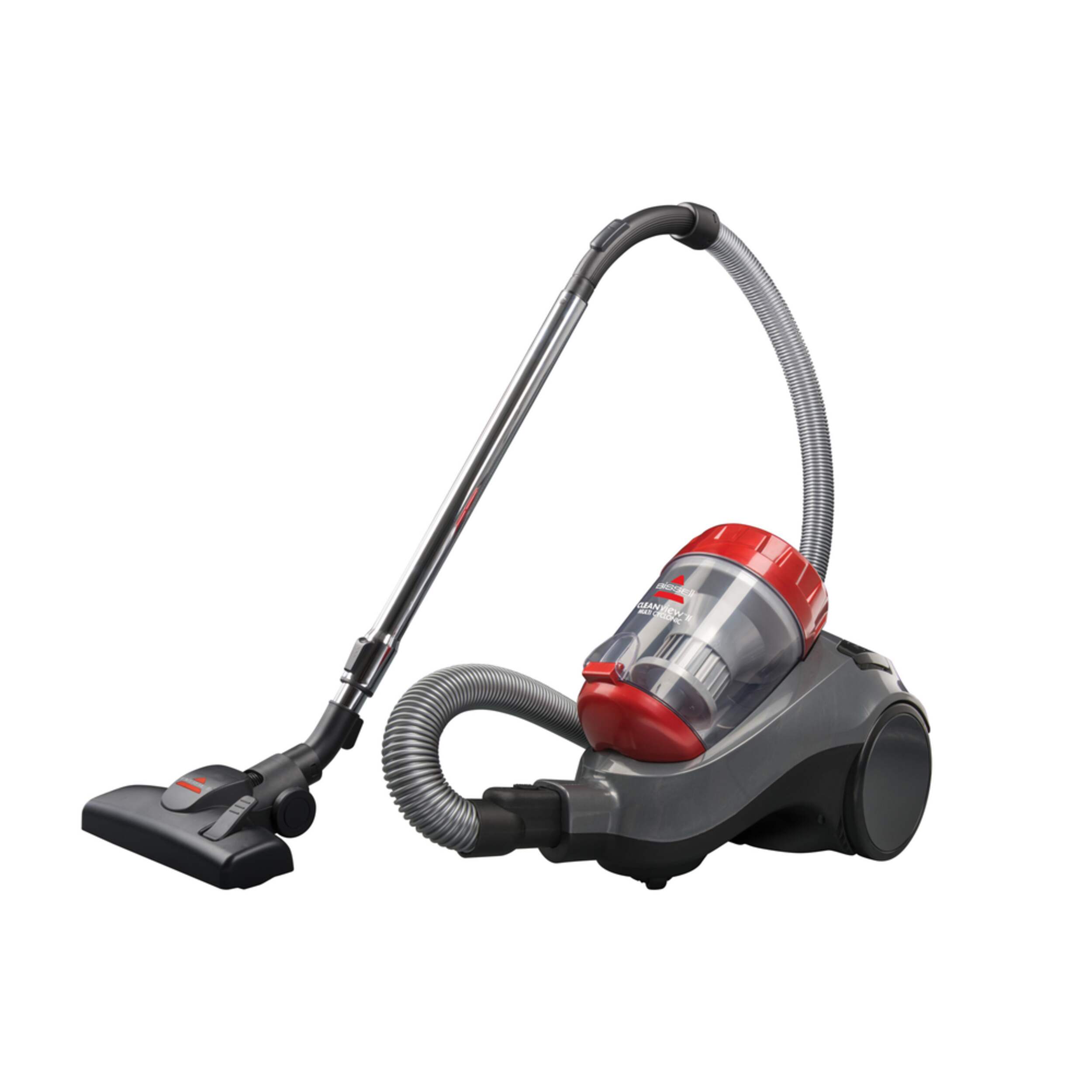 Bissell CleanView™ Multi-Cyclonic Bagless Canister Vacuum Front_Three_Fourths_Angled_Left