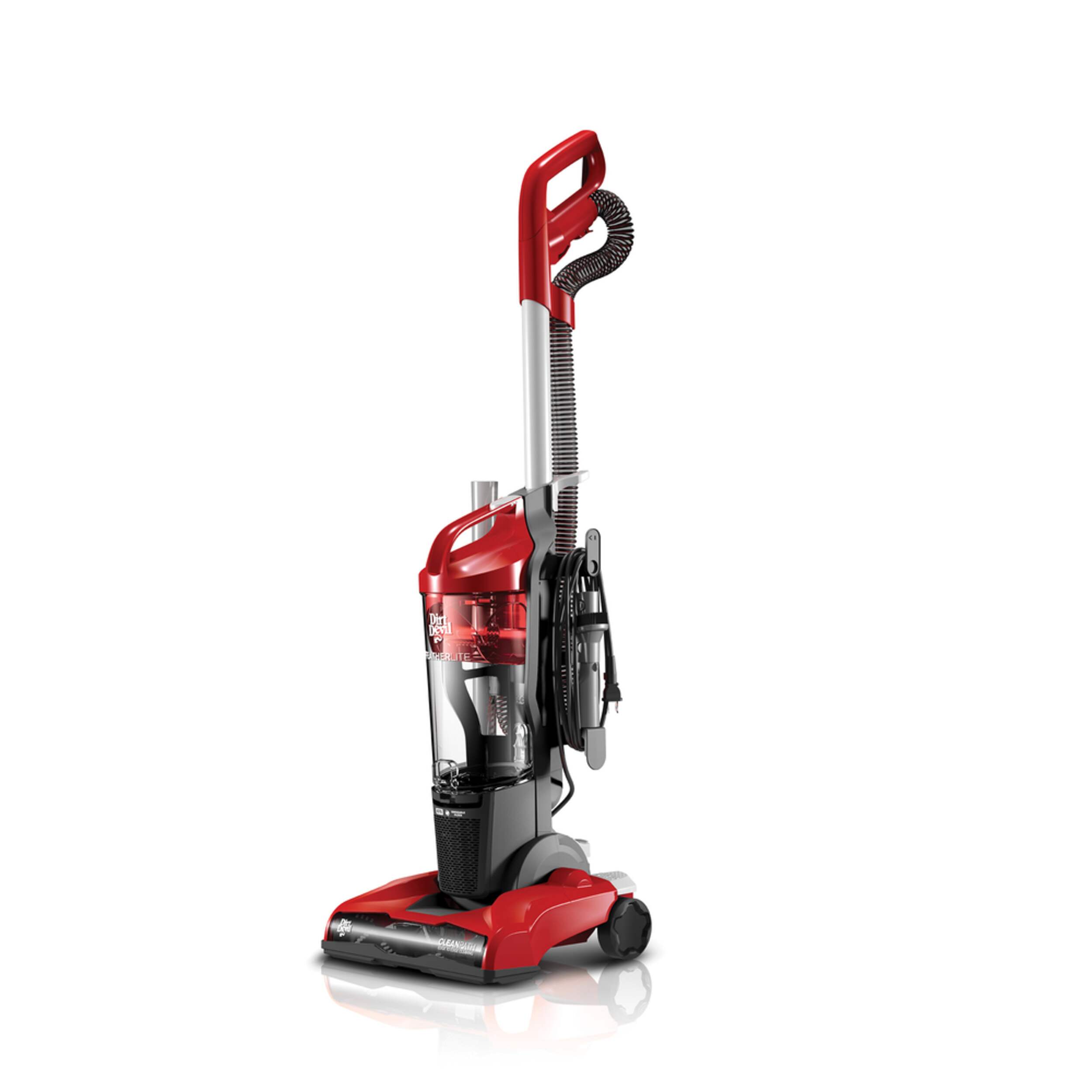 Dirt Devil® Featherlite® Bagless Upright Vacuum Front_Three_Fourths_Angled_Left