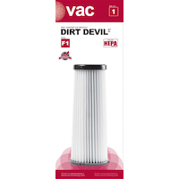Dirt Devil Type F1 HEPA Replacement Vacuum Cleaner Filter Front_Flat