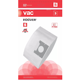 Hoover Type S Replacement Allergen Vacuum Cleaner Bags, 3-pk Front_Flat