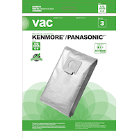 Kenmore 5055 & Panasonic C5 Replacement Vacuum Cleaner Bags, 3-pk
