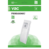 Panasonic U/U3 Replacement Allergen Vacuum Cleaner Bags, 3-pk Front_Flat