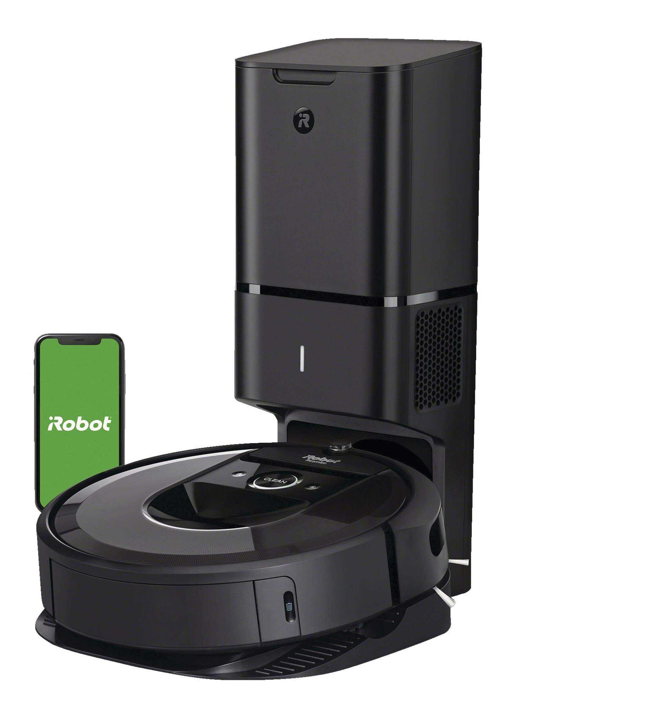 iRobot Roomba i7+ Wi-Fi Connected Robot Vacuum Cleaner w/ Automatic Dirt Disposal Front_Angled_Left
