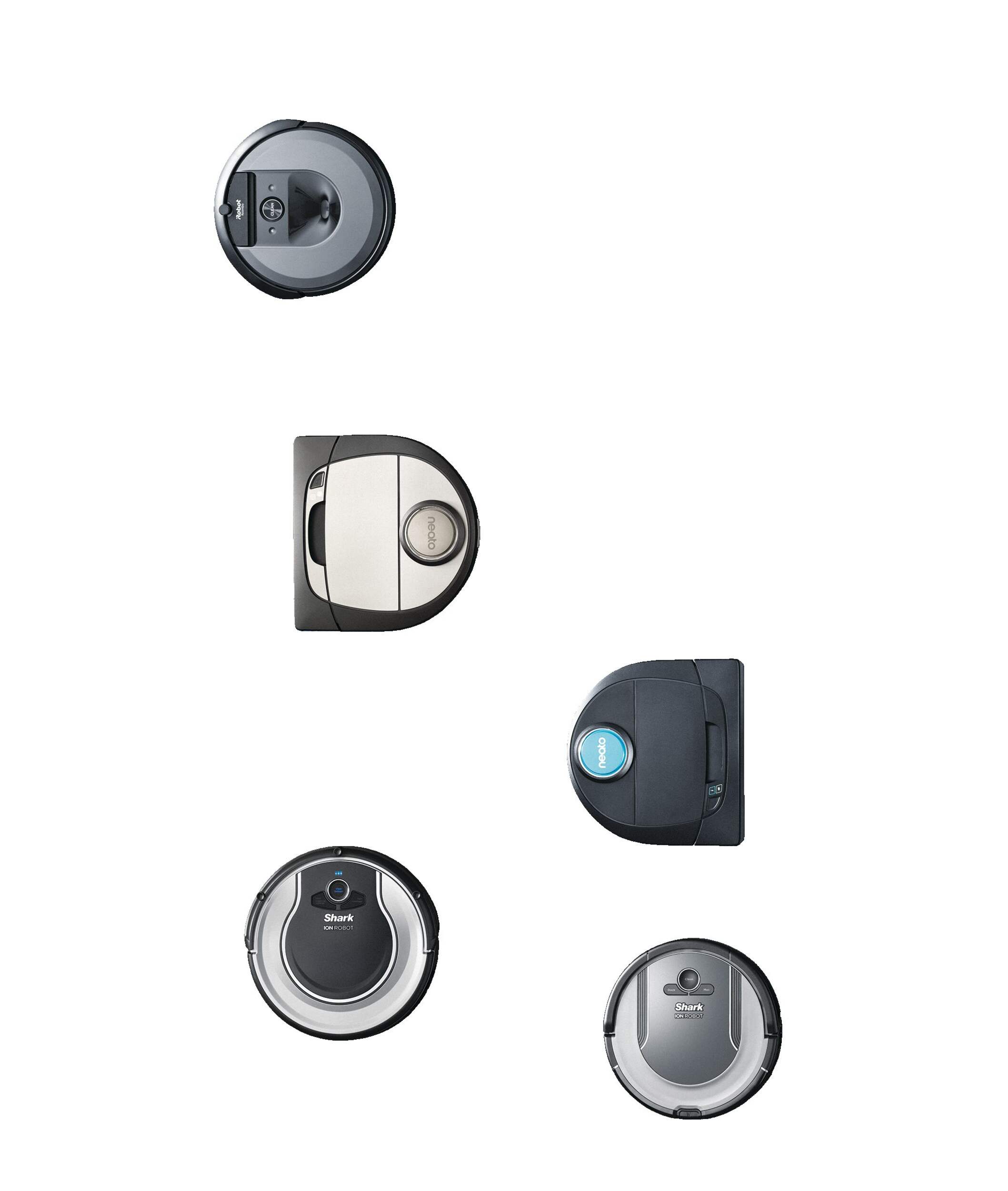 Shark ION™ Robot Vacuum R60 with Wi-Fi Overhead_Flat