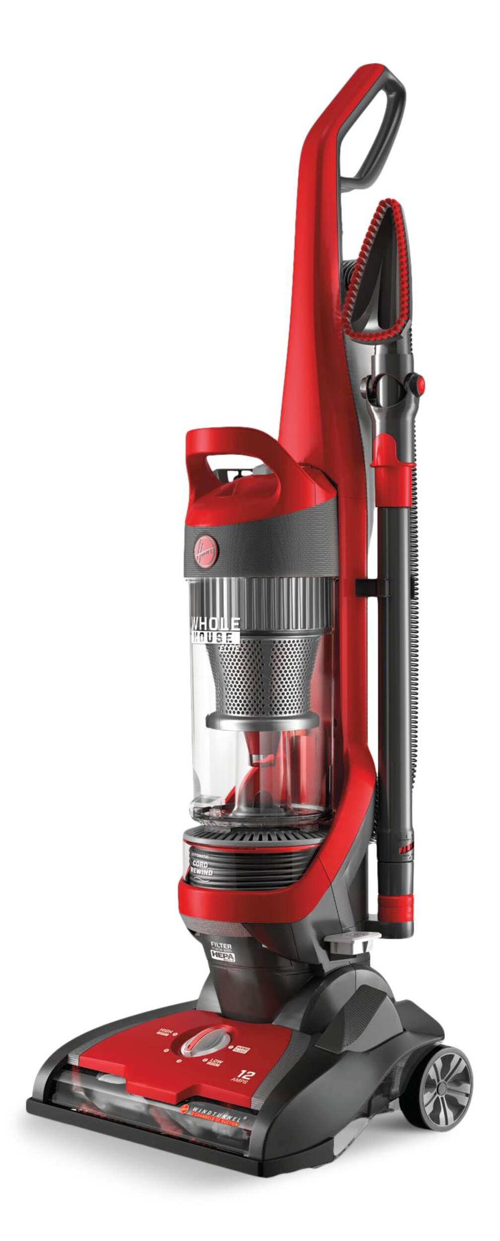 Hoover® Elite Whole House Pet Upright Vacuum Cleaner Front_Three_Fourths_Angled_Left