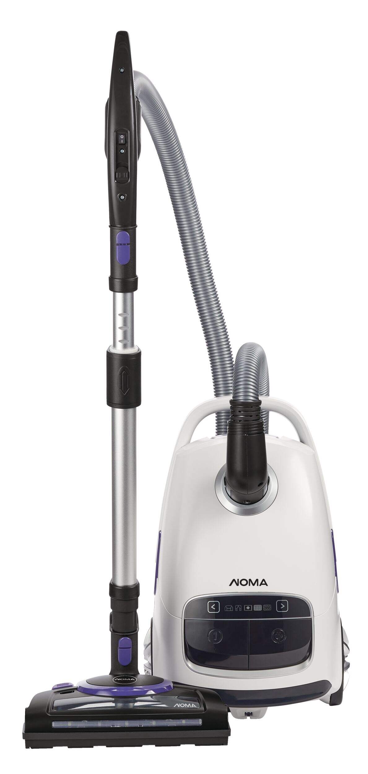 NOMA SurfaceElite Powerhead Bagged Canister Vacuum Front_Flat