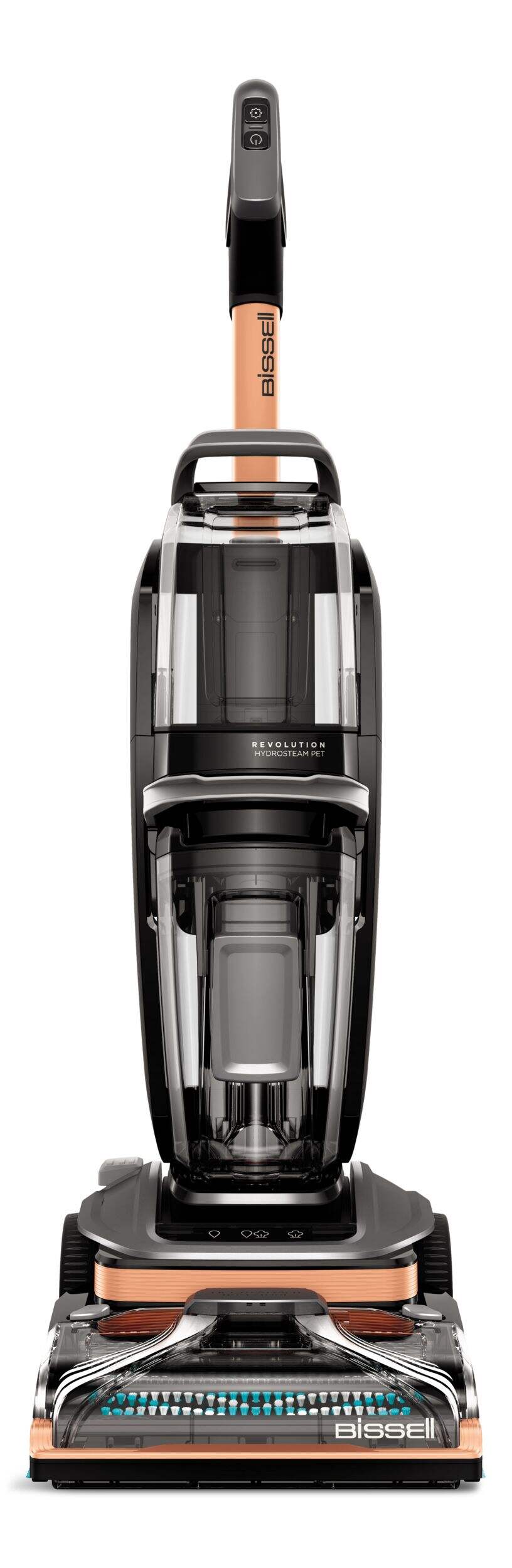 BISSELL Revolution® HydroSteam™ PetPro Upright Deep Cleaning Corded Vacuum Front_Flat