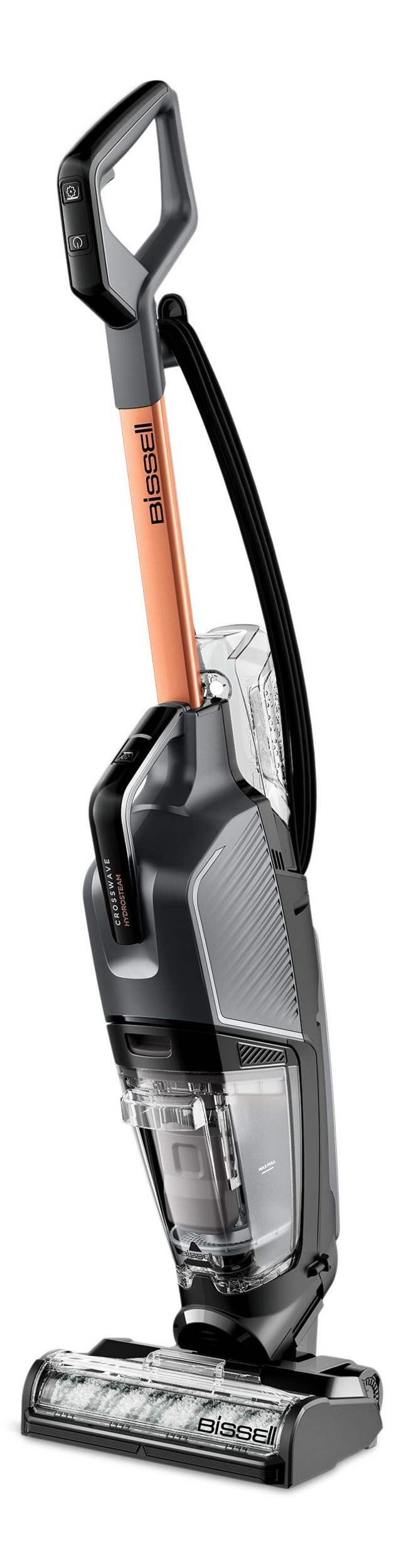 BISSELL® CrossWave® HydroSteam™ Plus Corded Wet/Dry Vacuum & Floor Washer Front_Three_Fourths_Angled_Left