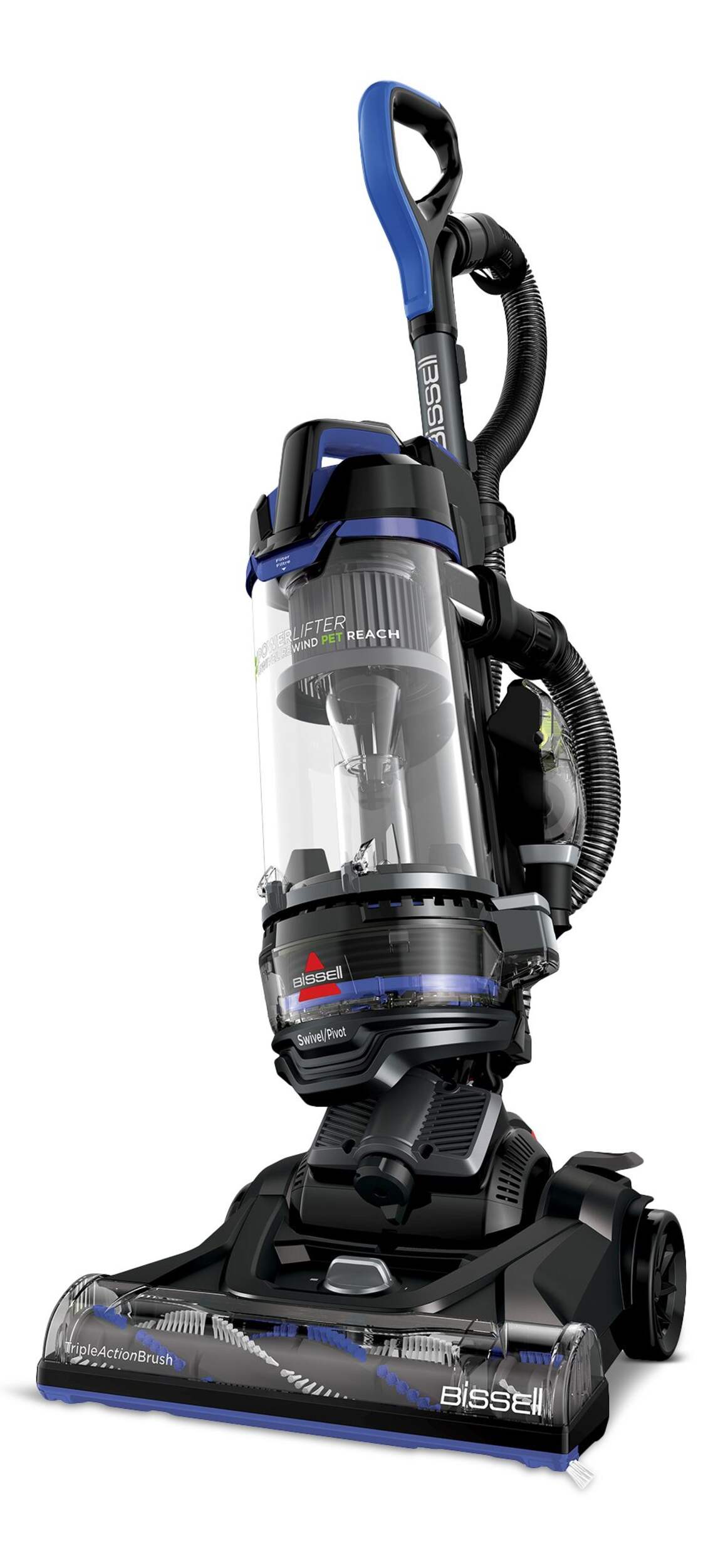 BISSELL PowerLifter® Swivel Rewind Pet Reach Upright Corded Vacuum