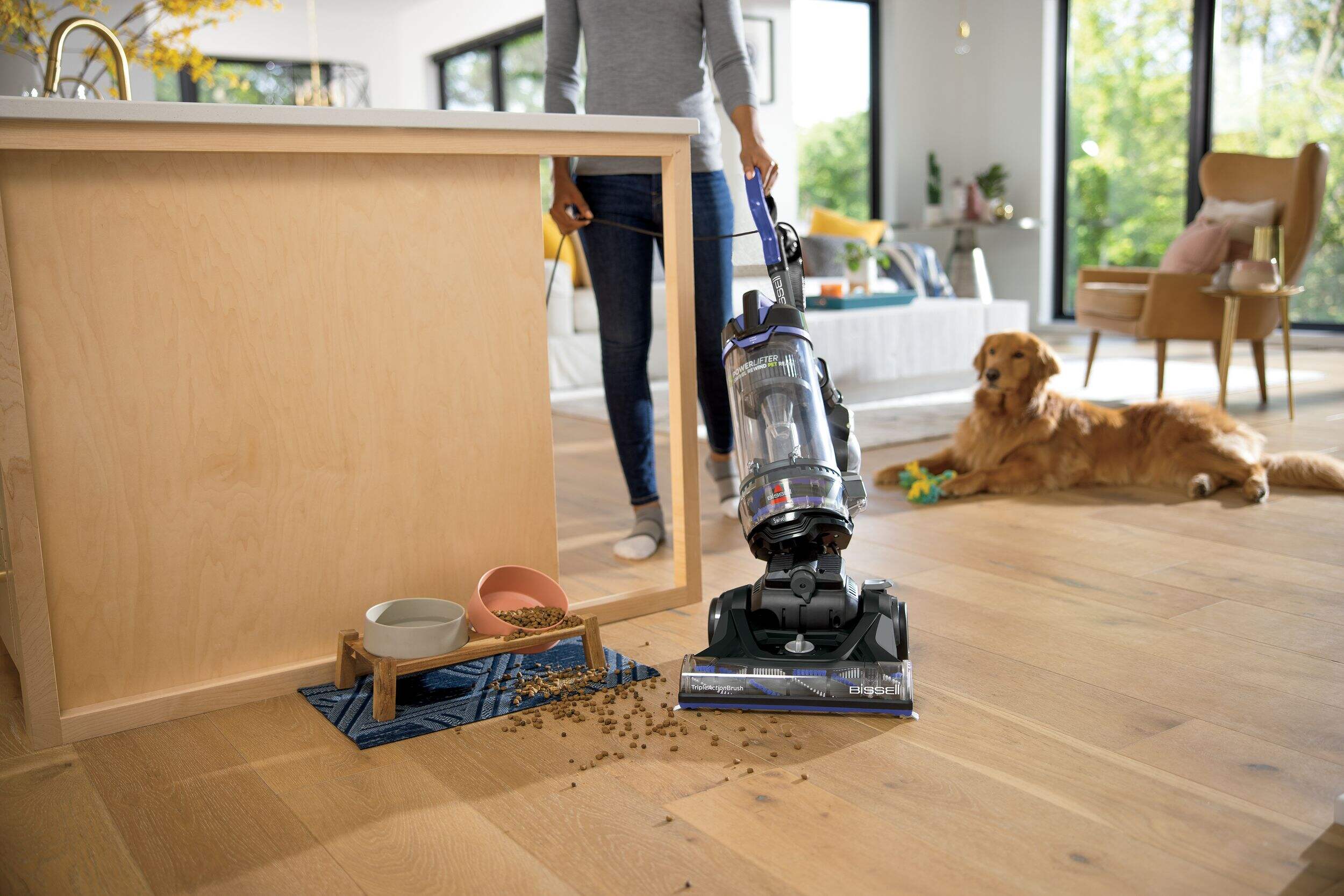 BISSELL PowerLifter® Swivel Rewind Pet Reach Upright Corded Vacuum