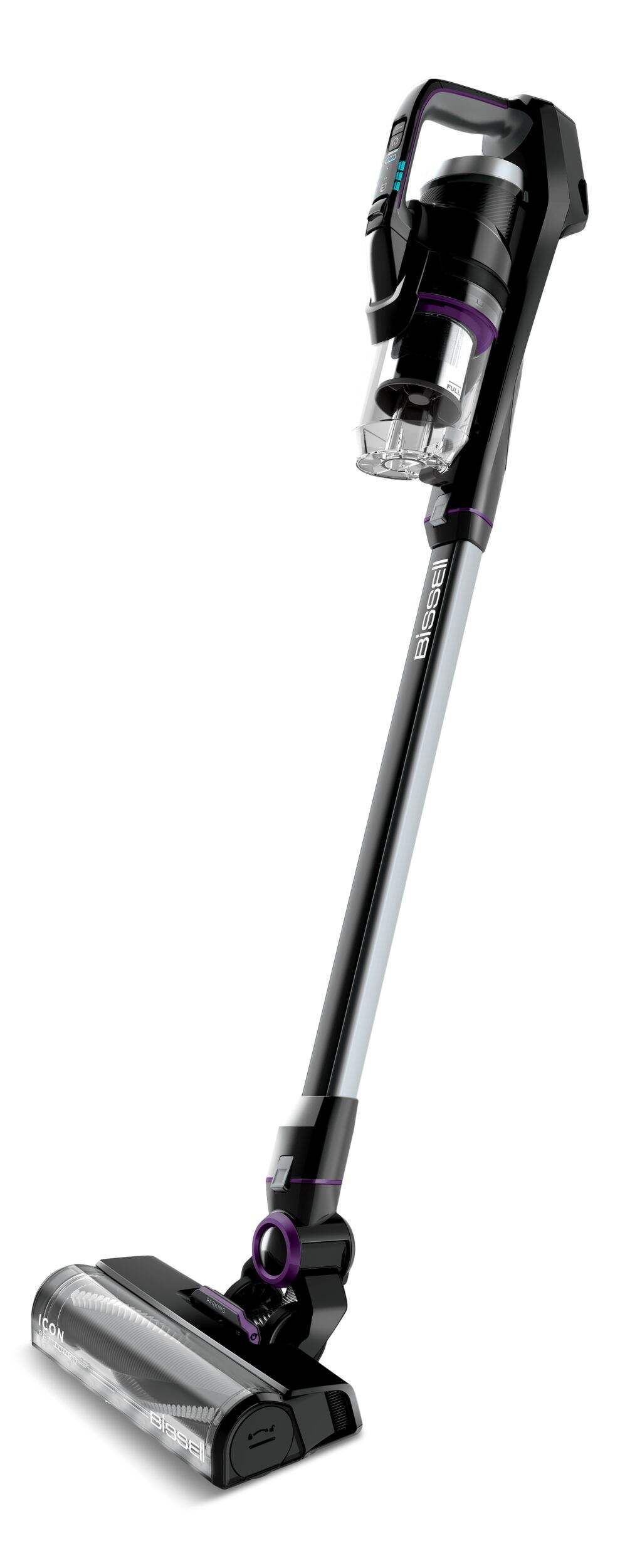 BISSELL® ICONPET™ Turbo Cordless Stick Vacuum Front_Three_Fourths_Angled_Left
